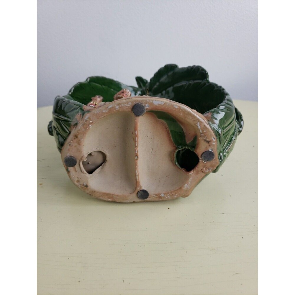 Nativity Palm Tree Tealight Candle Holder Holy Family Baby Jesus Manger 7.5x8 In - Picture 8 of 11